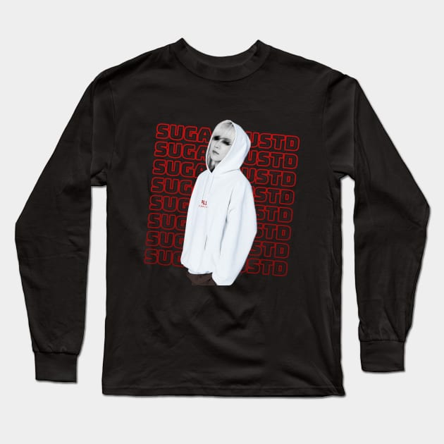 Dark Mode Suga Long Sleeve T-Shirt by bixxbite